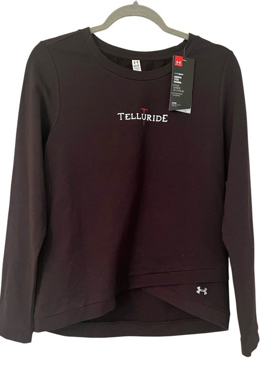 Tops - Under Armour long-sleeve shirt a "Telluride" graphic on the chest size M NWT